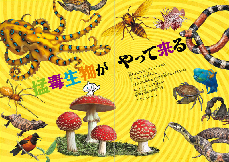 ふしぎな世界を見てみよう!猛毒生物 大図鑑