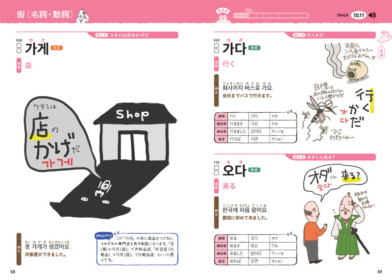 イラストで覚える hime式 たのしい韓国語単語帳