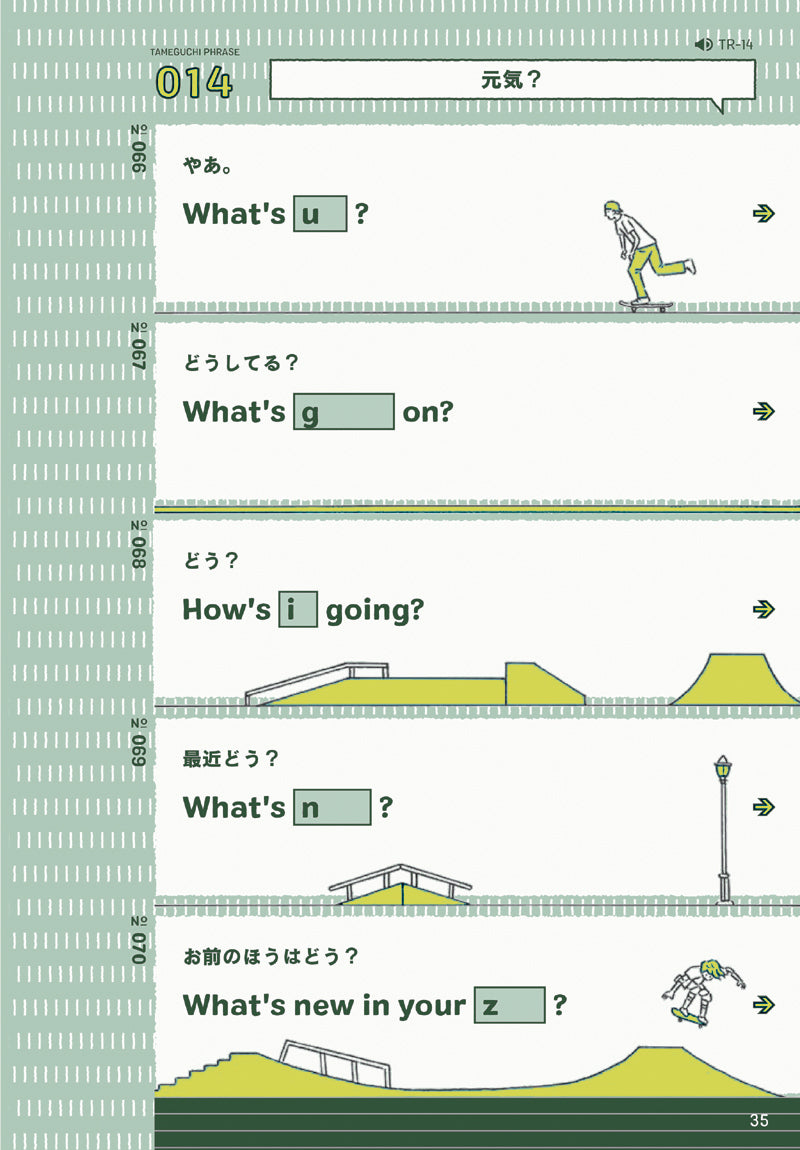 日常のリアルなひとこと ためぐち英語