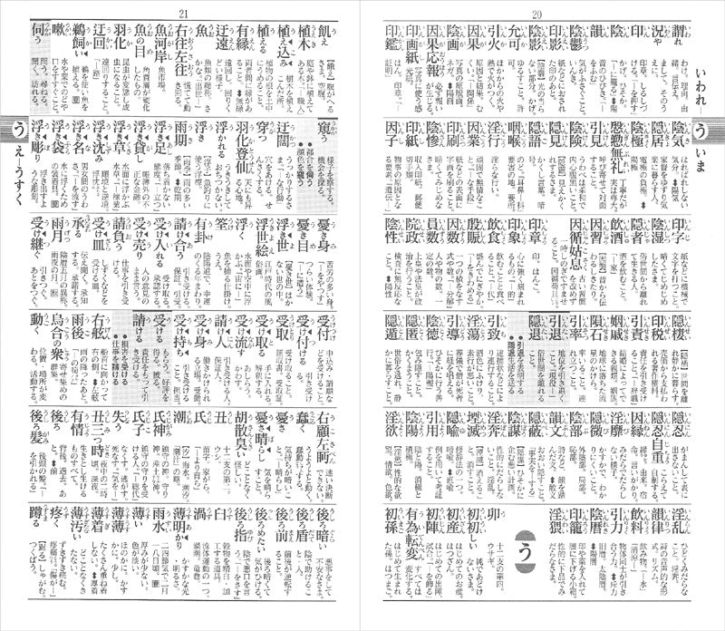 実用国語辞典 ポケット判 (青)