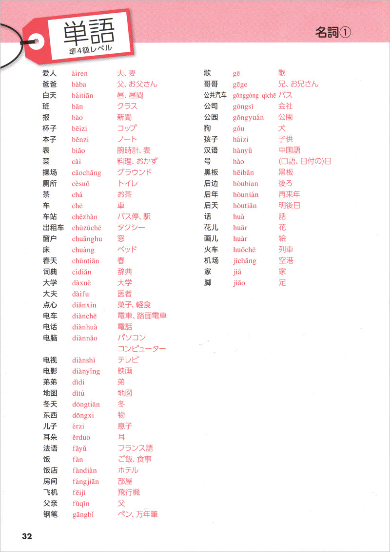 絶対合格!中国語検定4級・準4級頻出問題集