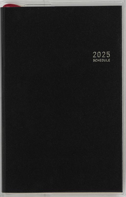 2025年 システム 手帳 ビジネス 渋かっ 黒 ブラック 