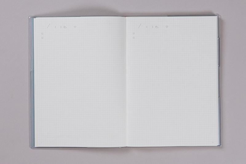 No.205 フリーダイアリー(1頁1日)【スモークウォーター】