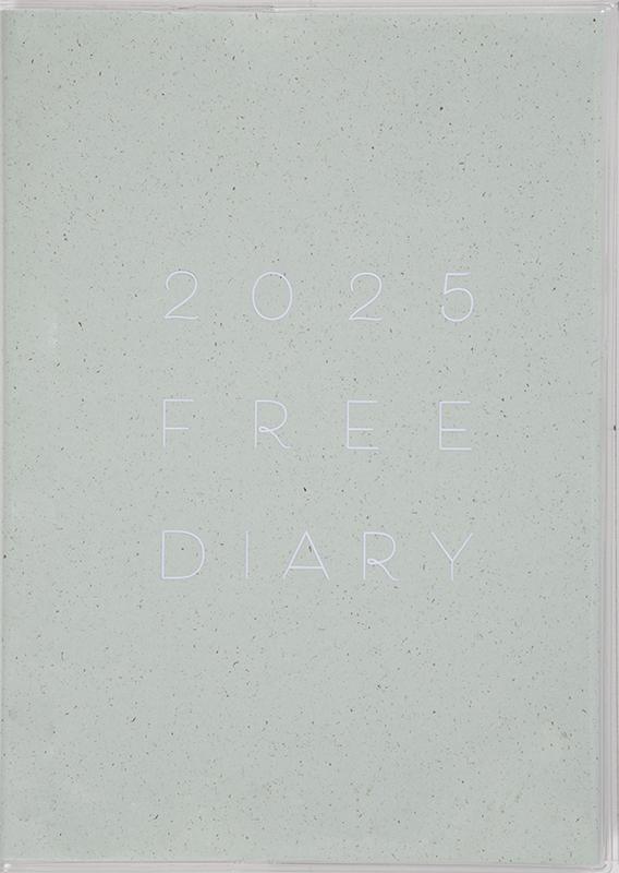 No.206 フリーダイアリー(1頁2日)【ミントクラウド】