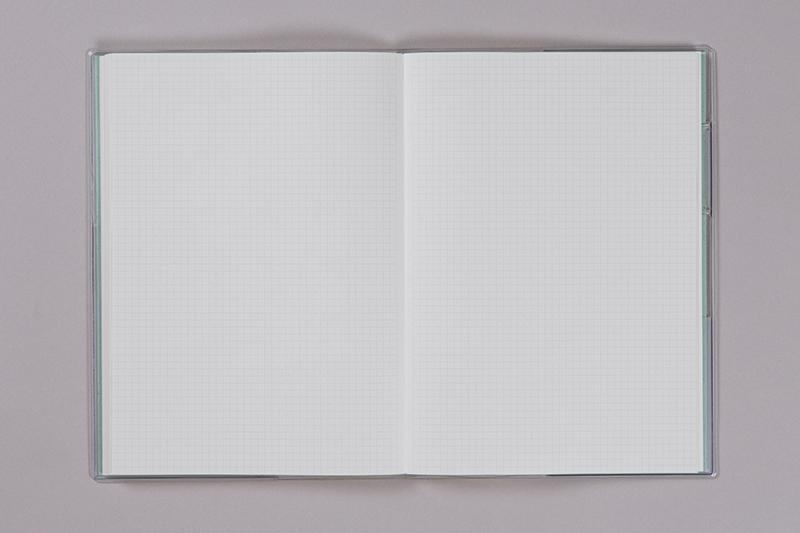 No.206 フリーダイアリー(1頁2日)【ミントクラウド】