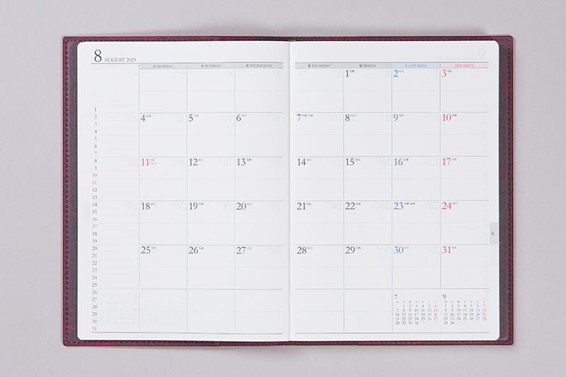 No.432 デスクダイアリー カジュアル 2【レッド】