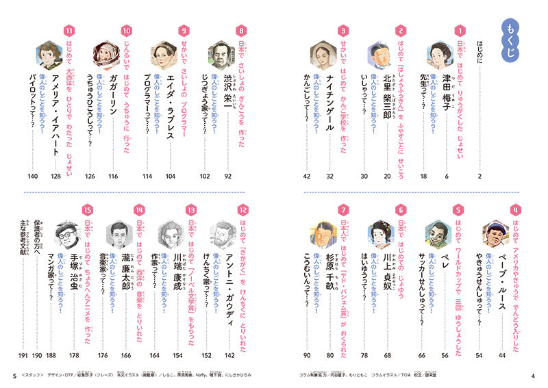 10分で世界が広がる　15人の偉人のおはなし