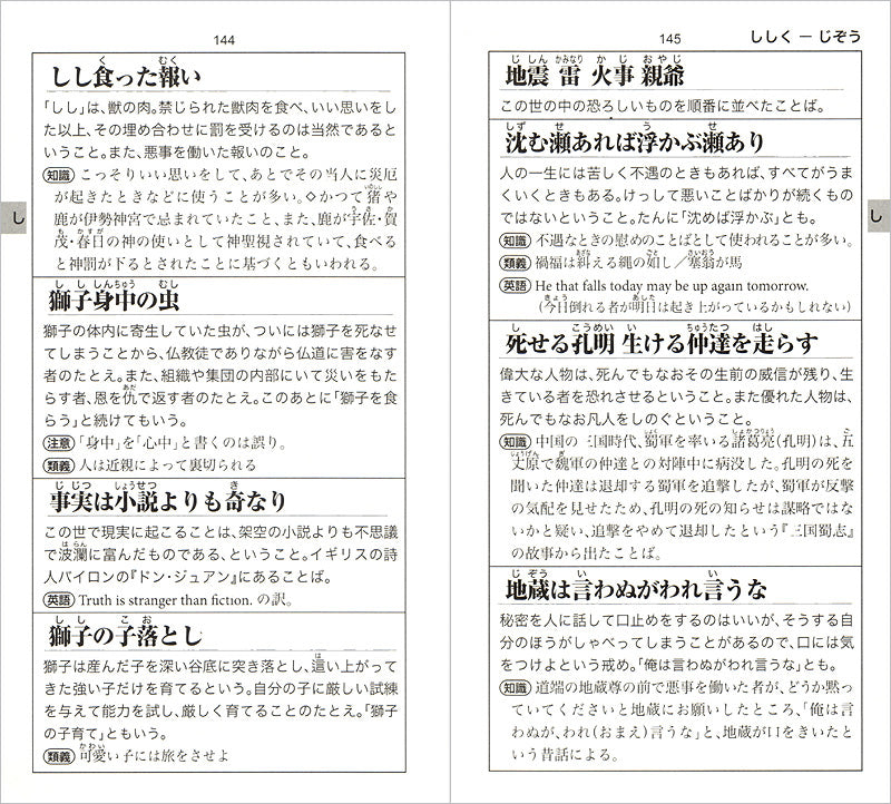 実用ことわざ新辞典　ポケット判