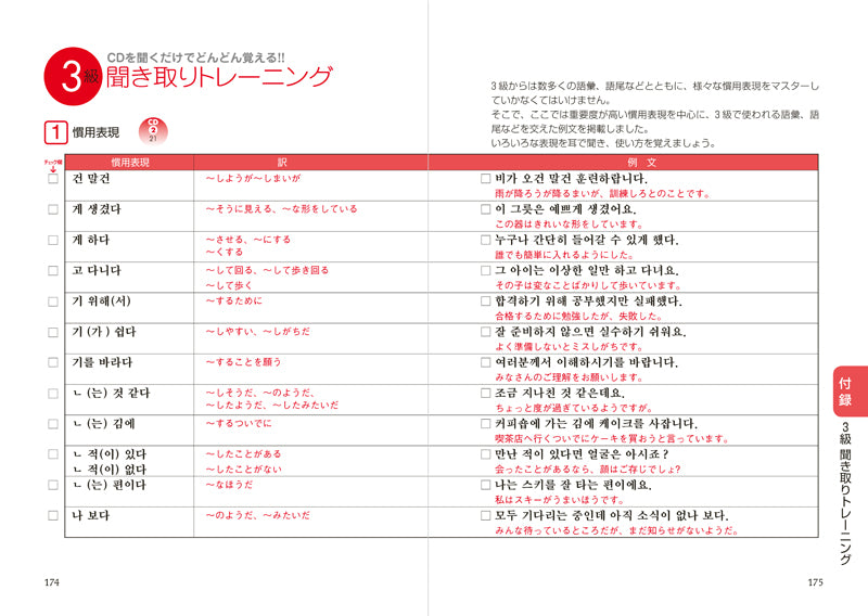 ここが出る！ハングル能力検定試験準２級・３級［超頻出］問題集