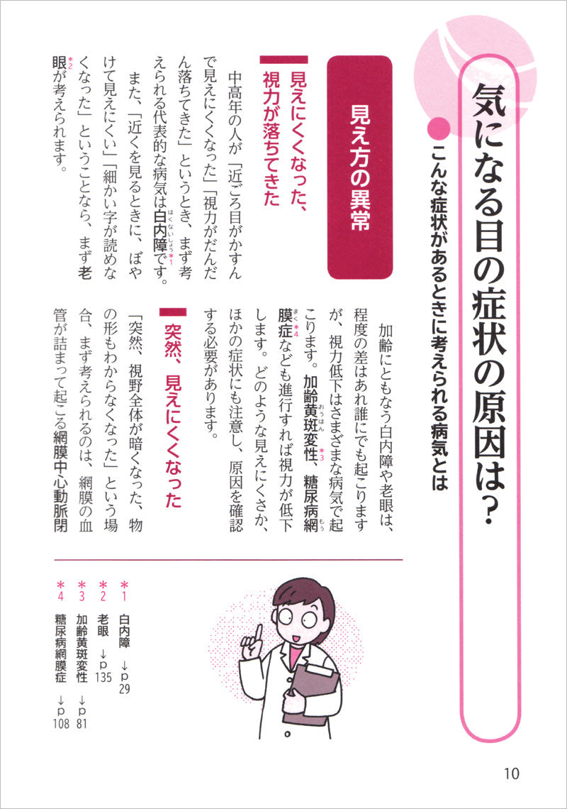 これで安心！中高年の目の病気〜白内障・緑内障・加齢黄斑変性など