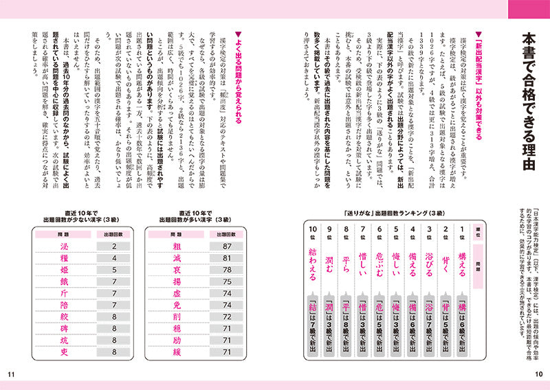 漢字検定3級〔頻出度順〕問題集