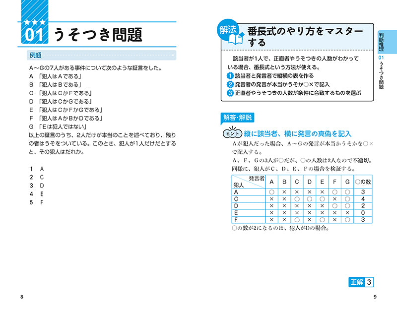 2026年度版　イッキに攻略！　判断推理・数的推理【一問一答】