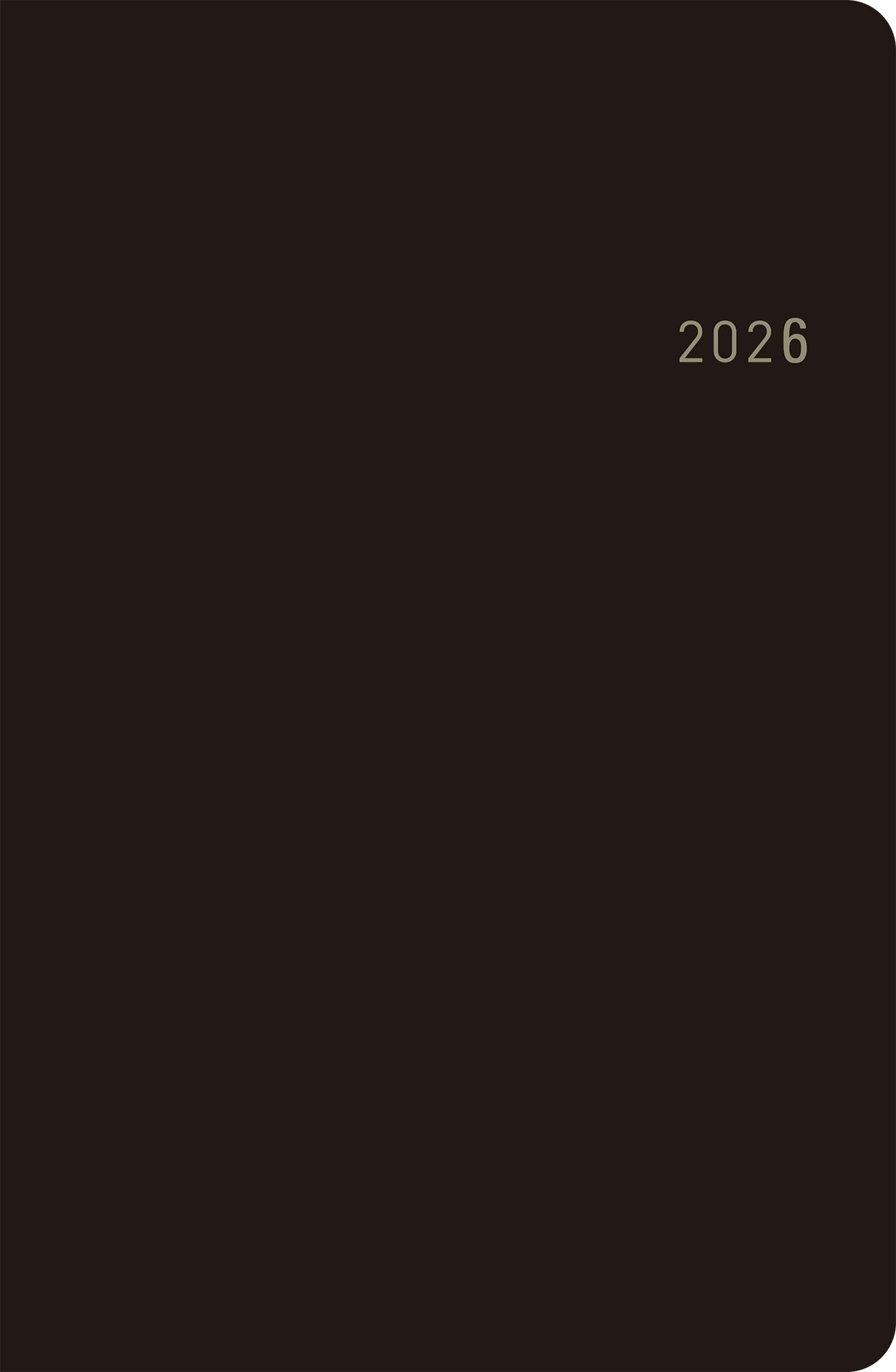 [No.145]ビジネス手帳 〈小型版〉 6【黒】