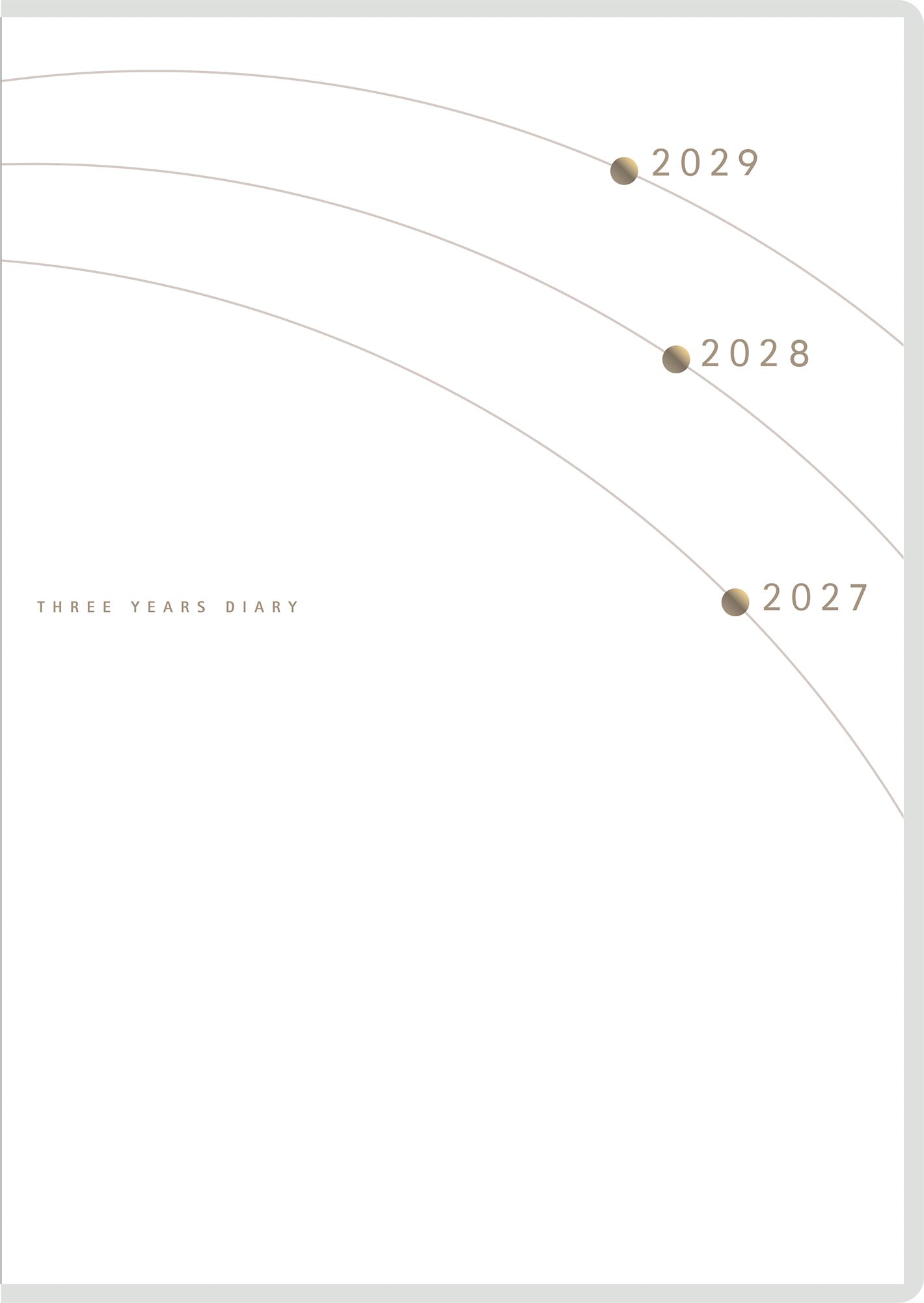 [No.5] 3年日記 pocket 2027年版1月始まり