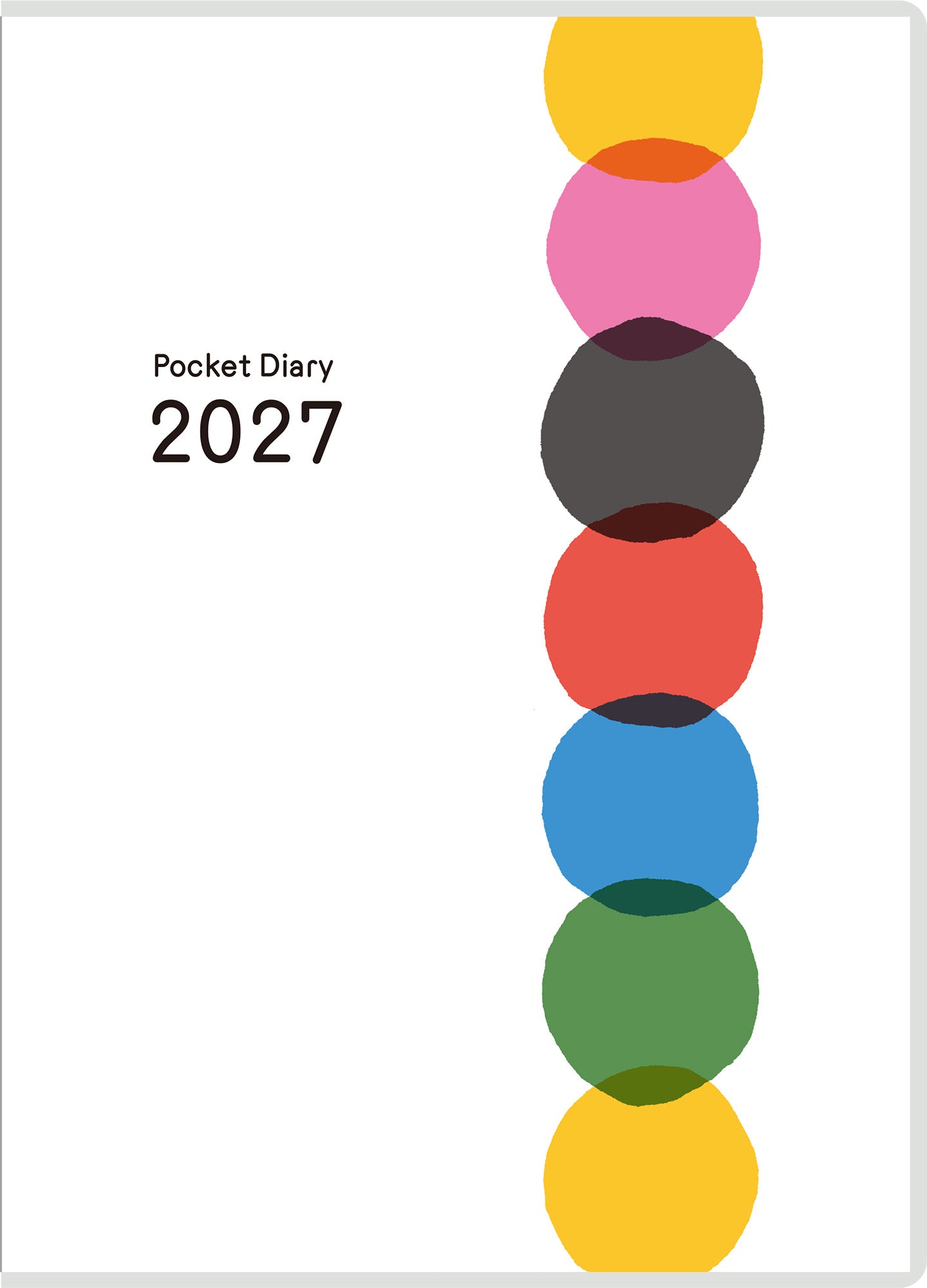 [No.17] ポケット新日記（ポケットダイアリー） 2027年版1月始まり