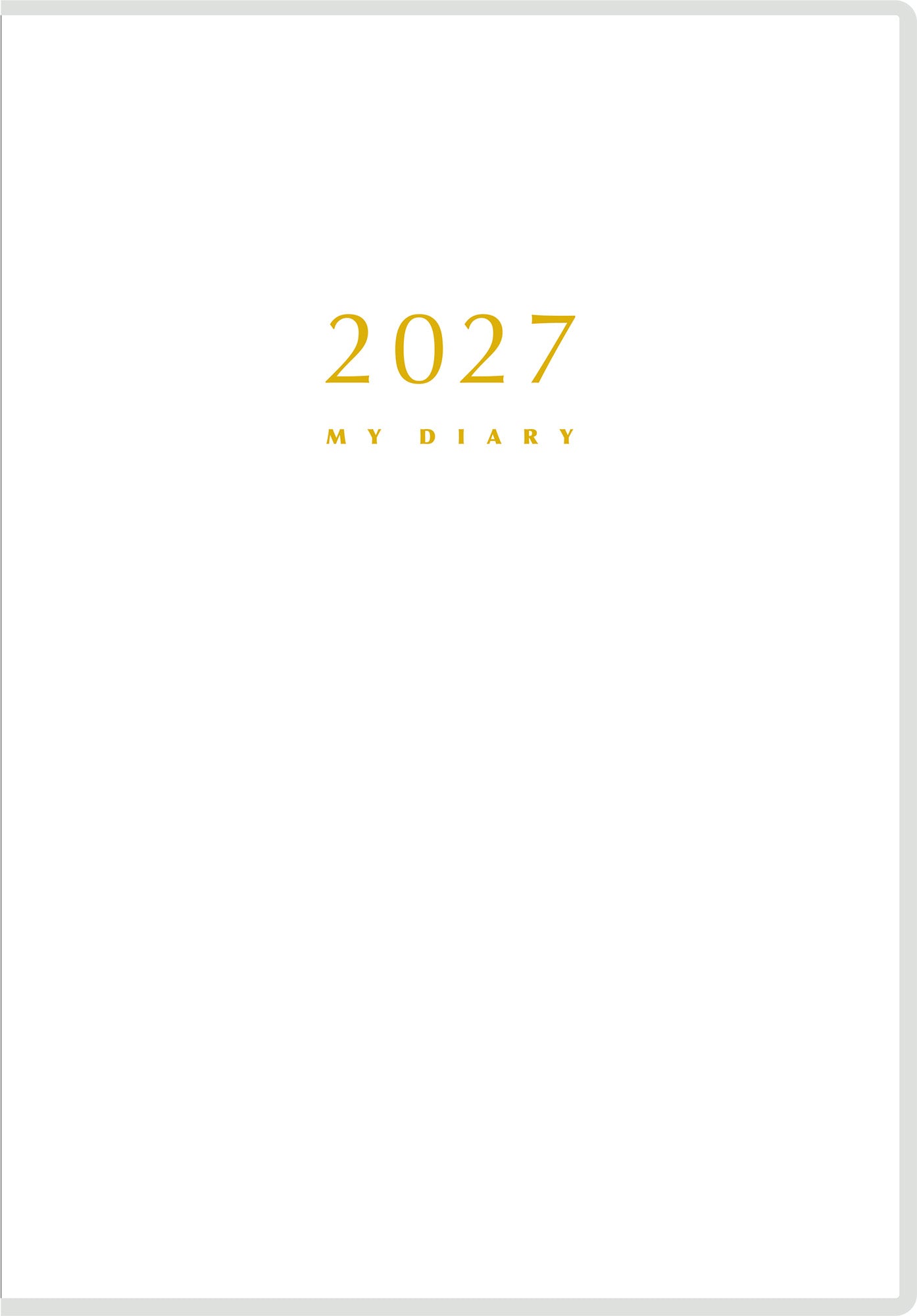 [No.24] マイダイアリー 2027年版1月始まり