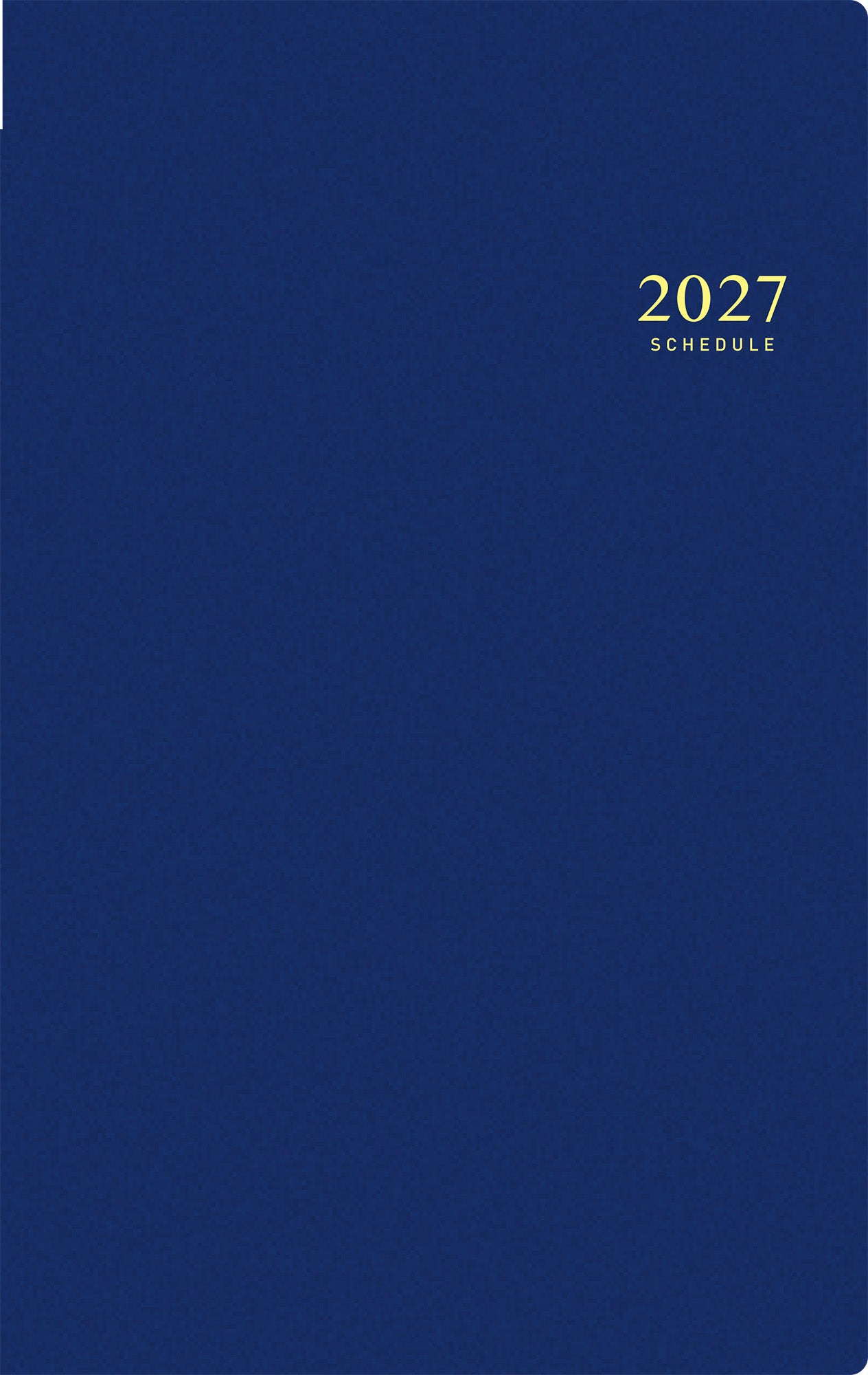 [No.49] ビジネス手帳 6 【藍】 2027年版1月始まり