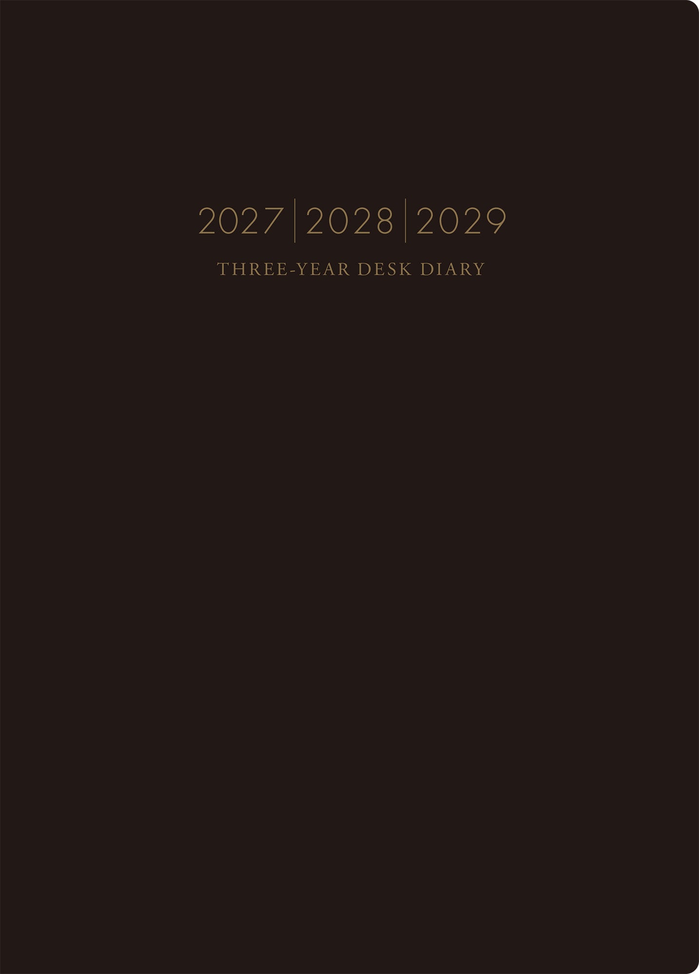 [No.59] 3年ビジネス日誌 【黒】 2027年版1月始まり