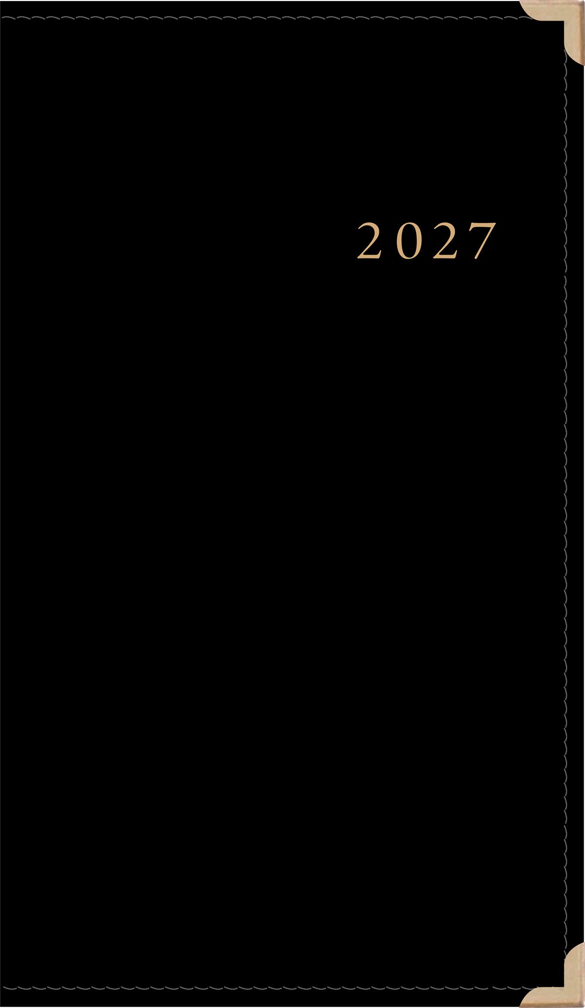 [No.99] ニューダイアリー アルファ 1 【黒】 2027年版1月始まり