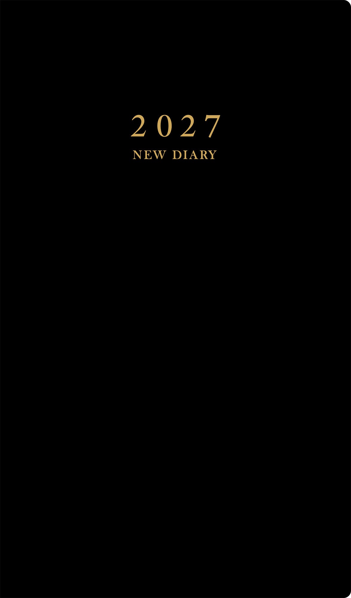 [No.102] ニューダイアリー アルファ 8 【黒】 2027年版1月始まり