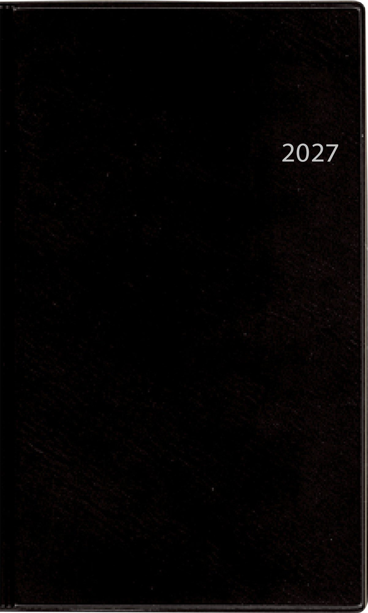 [No.105] ニューダイアリー アルファ 11 【黒】 2027年版1月始まり