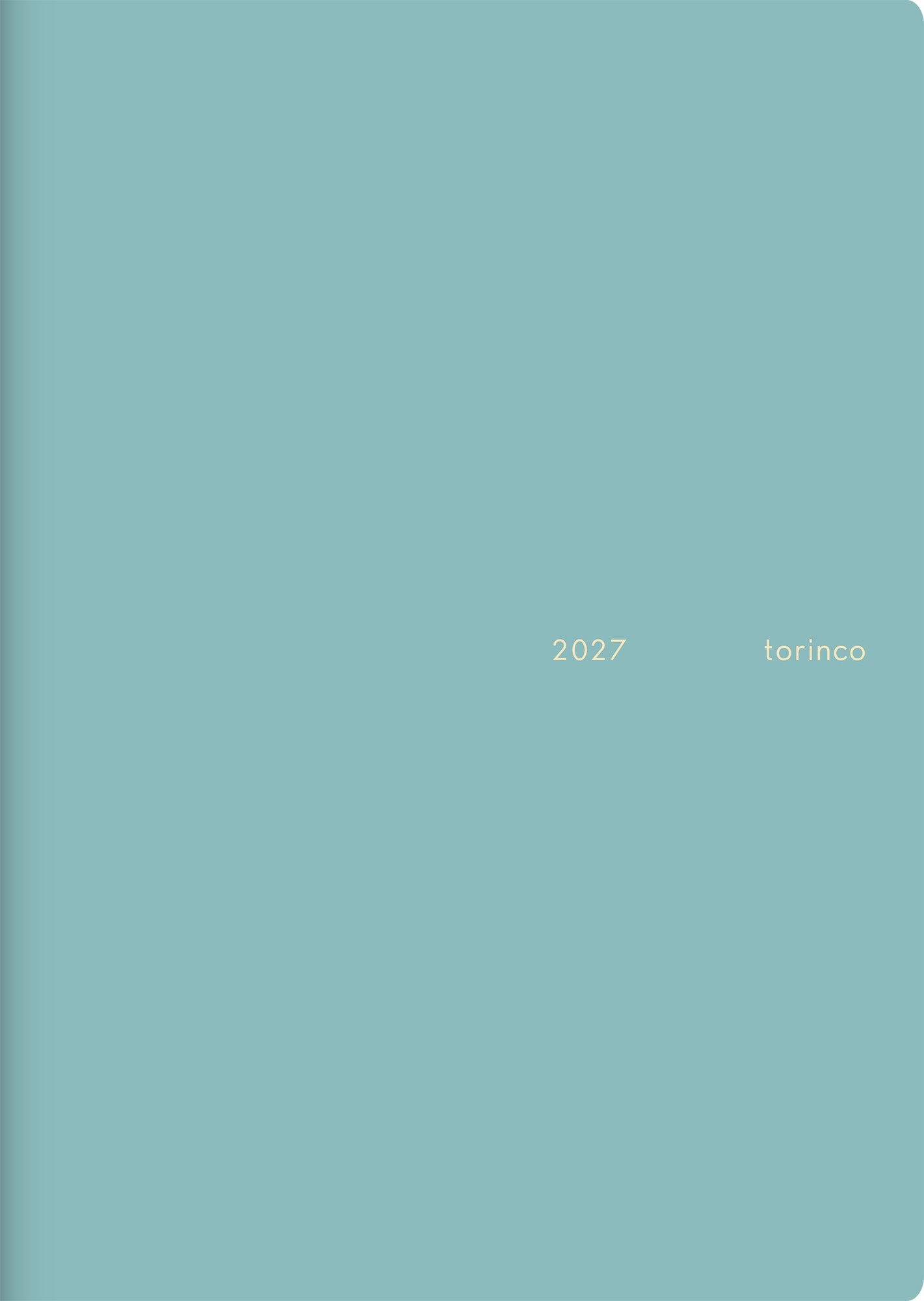 [No.587] torinco® 5 【ミューテッドブルー】 2027年版1月始まり