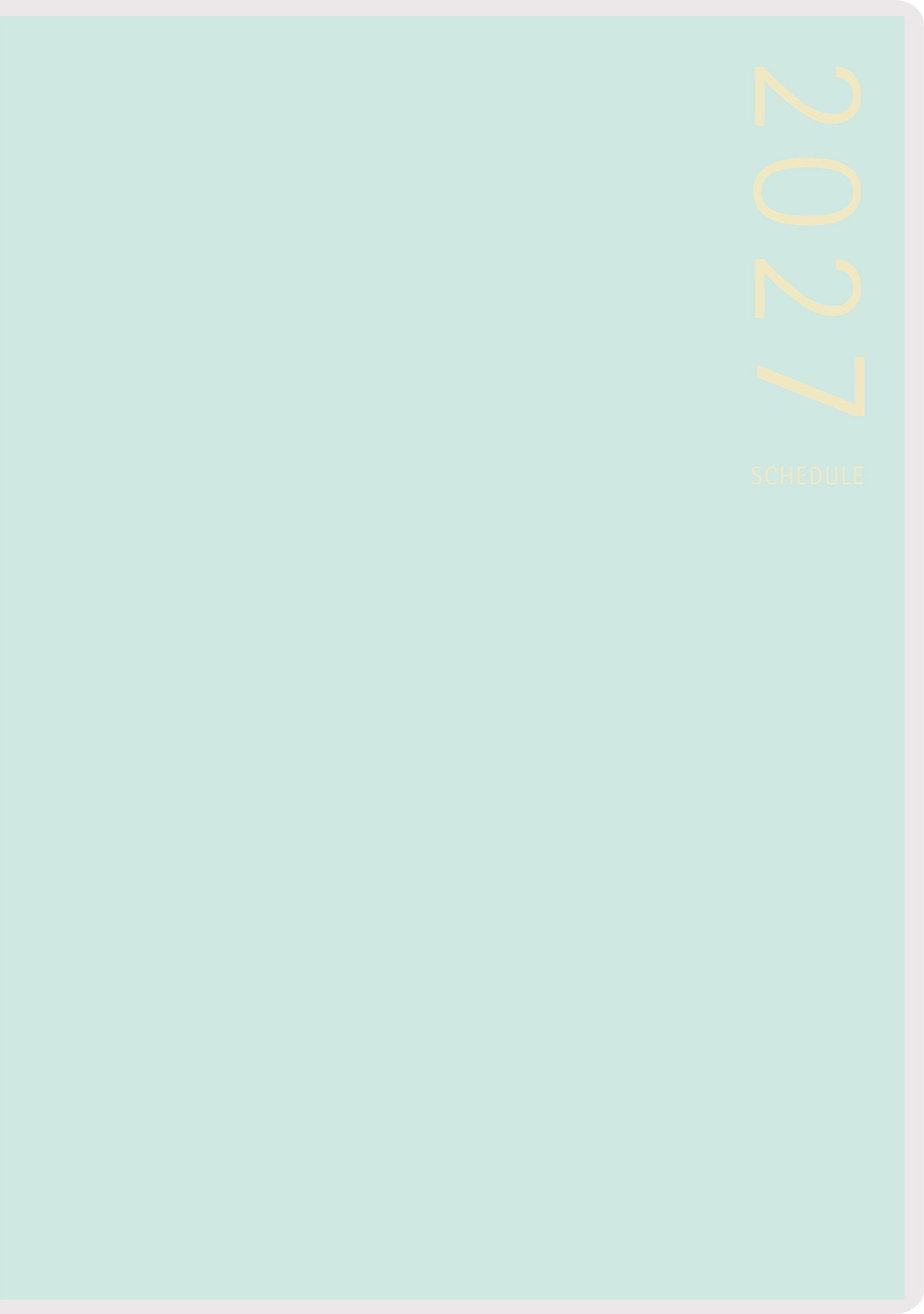 [No.182] T'pure （ティーズピュア） 3 【ミント】 2027年版1月始まり