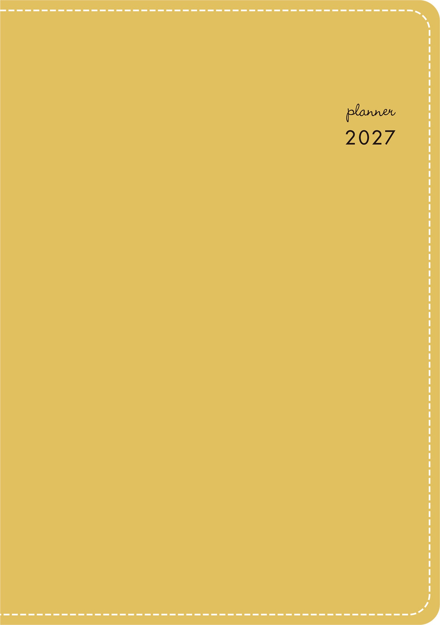 [No.365] リラクレール 5 月曜始まり 【ターメリック】 2027年版1月始まり