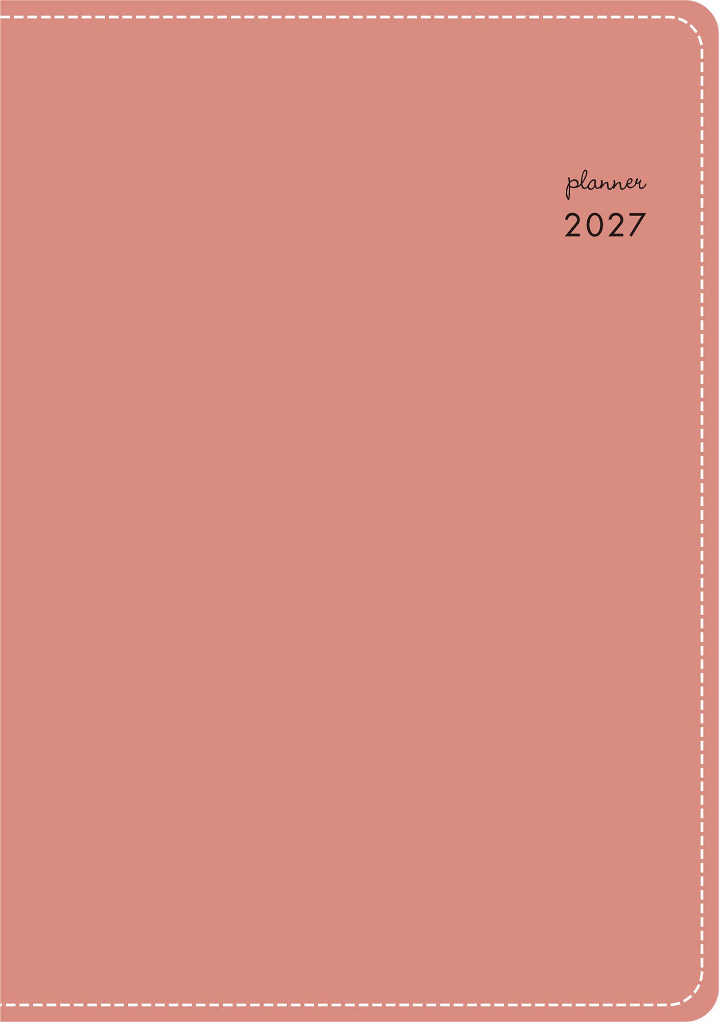 [No.366] リラクレール 6 月曜始まり 【ピンクソルト】 2027年版1月始まり