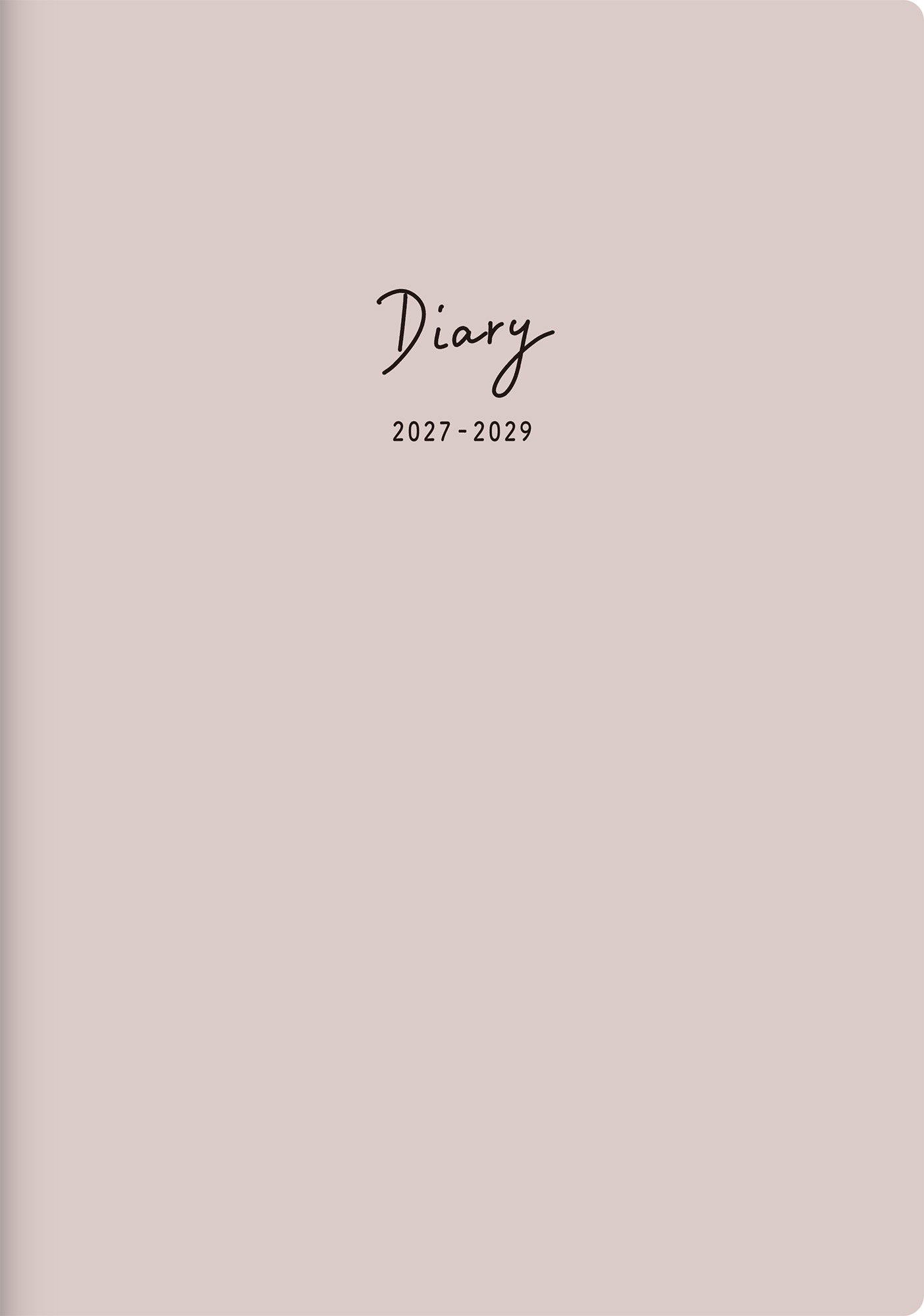 [No.346] 3年DIARY 【グレージュ】 2027年版1月始まり