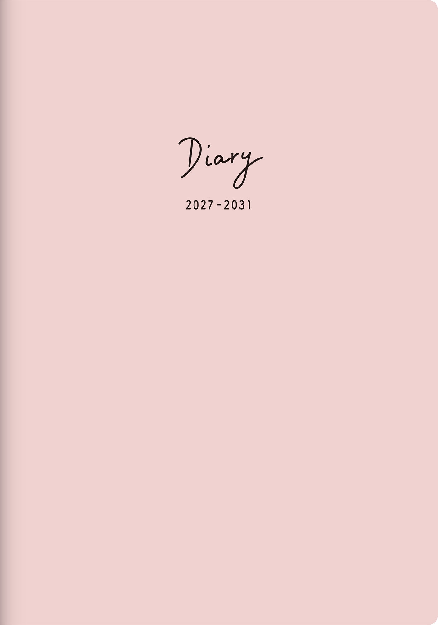[No.347] 5年DIARY 【ローズピンク】 2027年版1月始まり