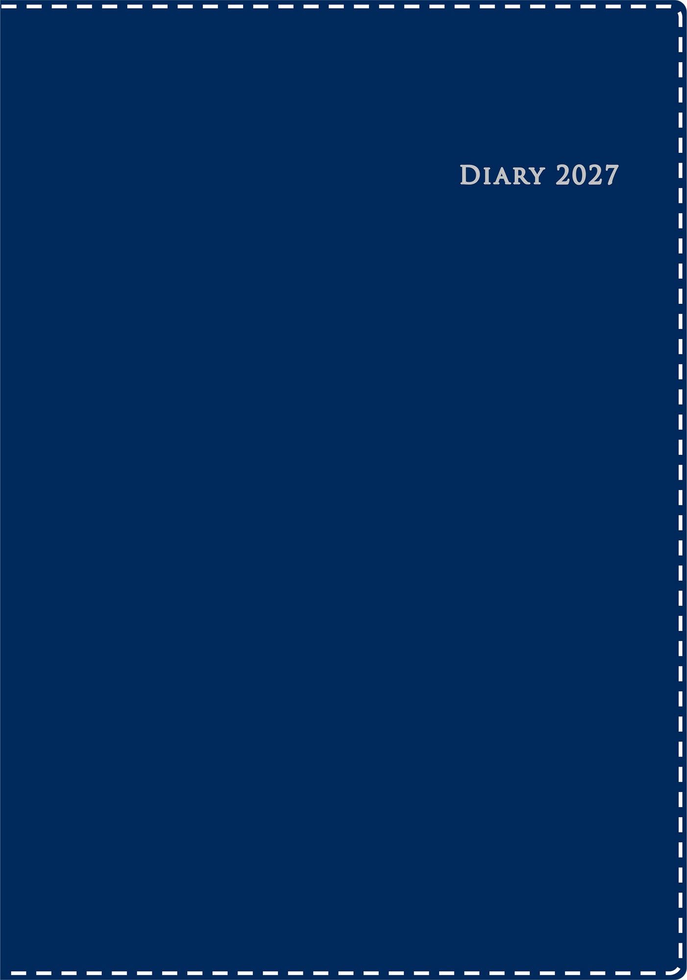 [No.439] デスクダイアリー カジュアル 【ブルーブラック】 2027年版1月始まり