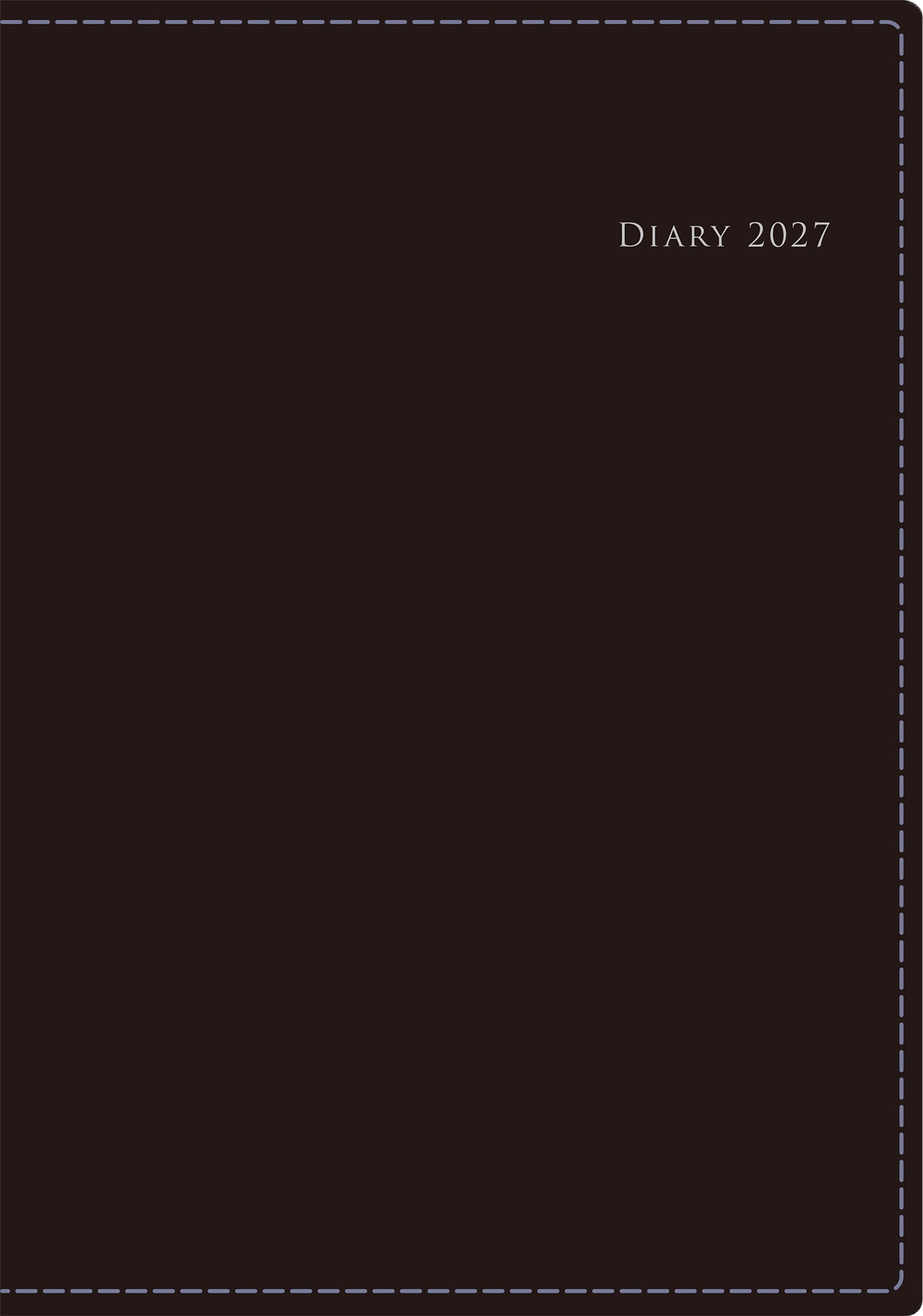 [No.440] デスクダイアリー カジュアル 【黒】 2027年版1月始まり