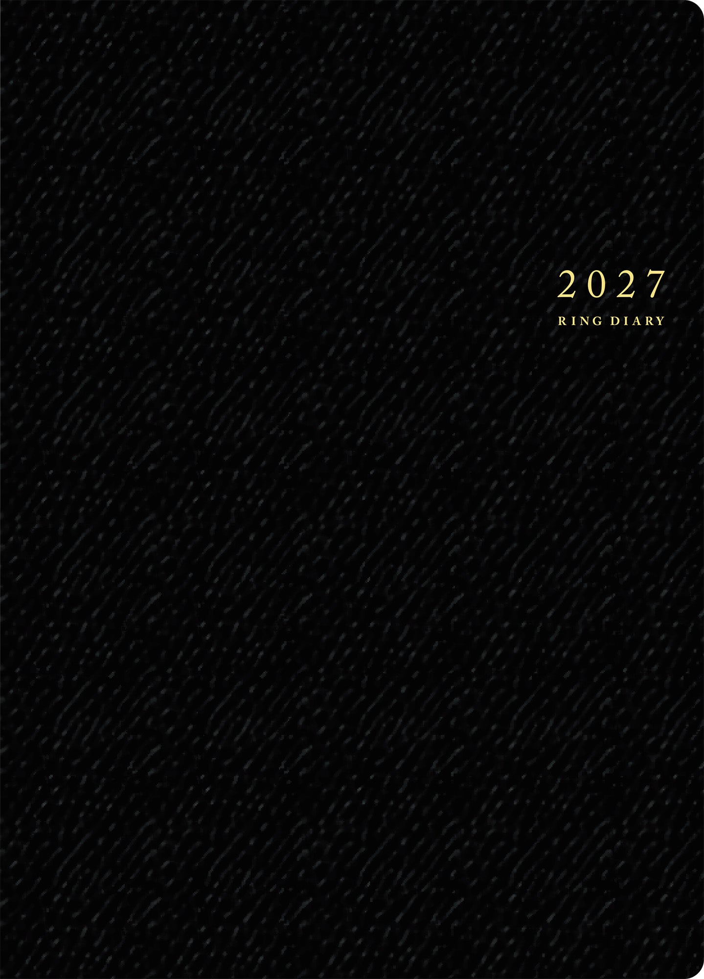 [No.452] リングダイアリー （セパレート） 【黒】 2027年版1月始まり