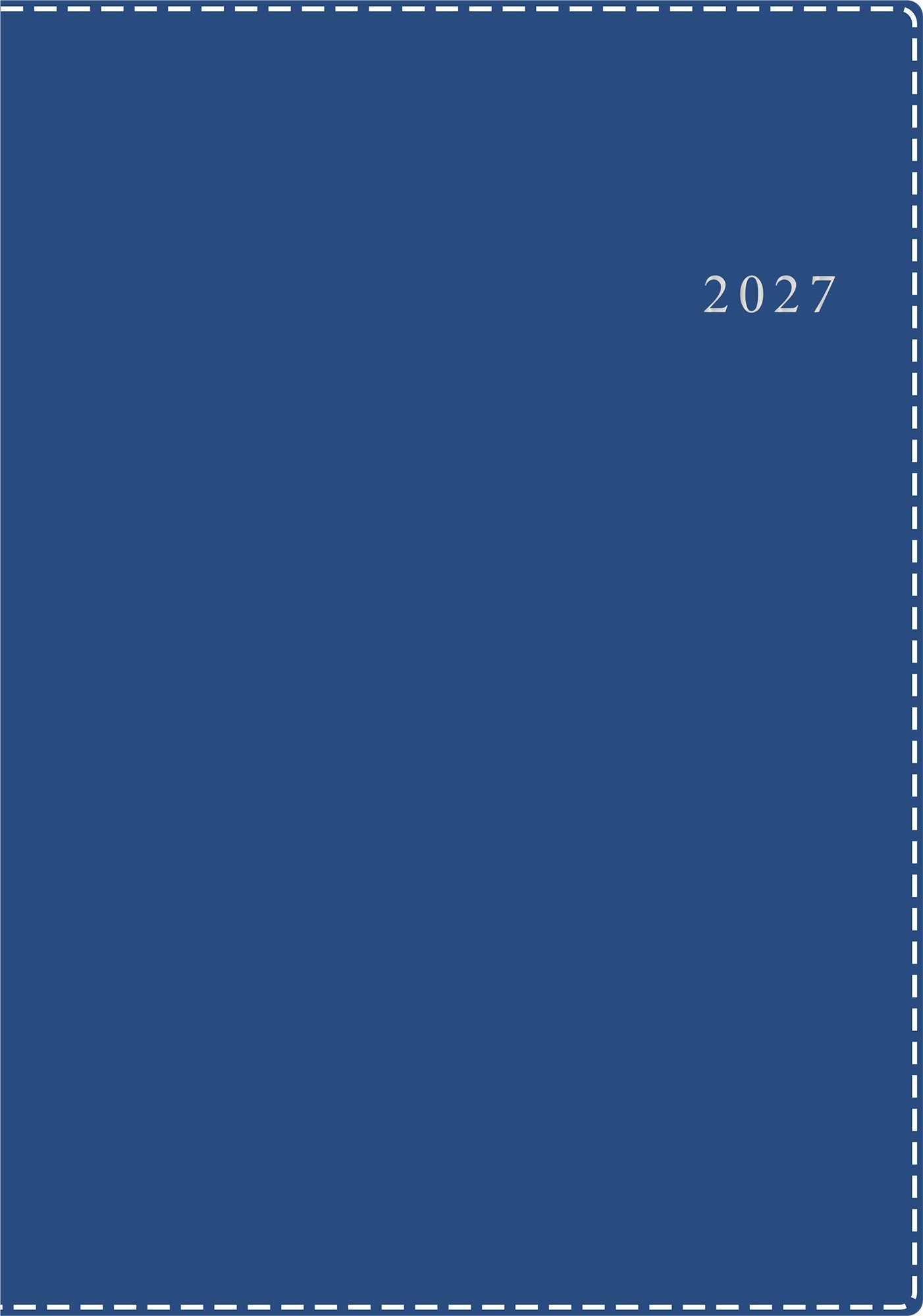 [No.471] デスクダイアリー 【紺】 2027年版1月始まり