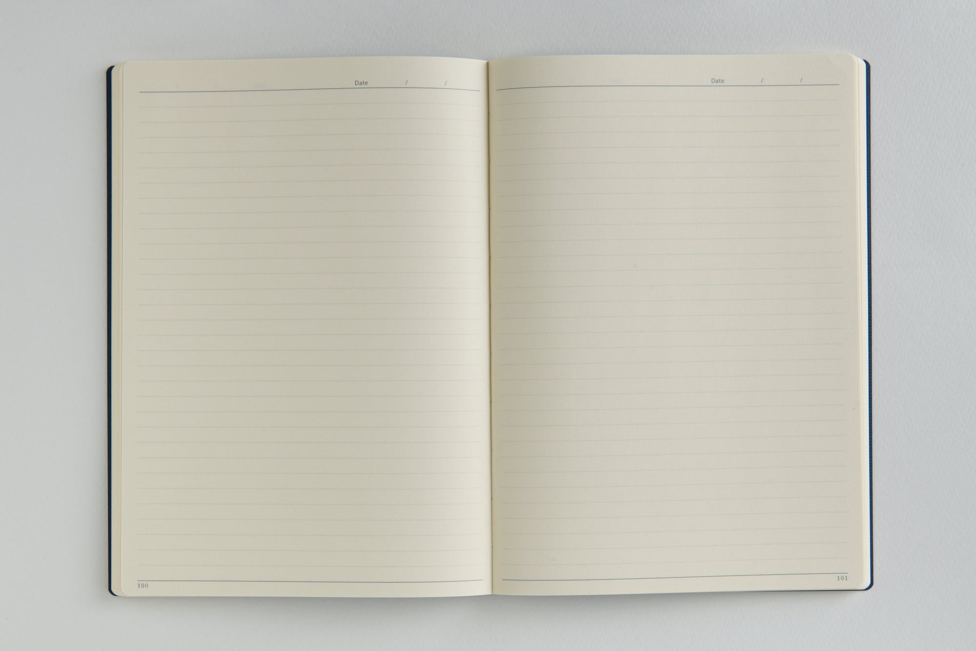 ネパール紙のノートブック No.NA503]The Notebook【ネイビー】（横ケイ／厚紙表紙タイプ）