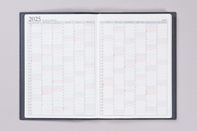 No.433] デスクダイアリー カジュアル 3【ブルー】