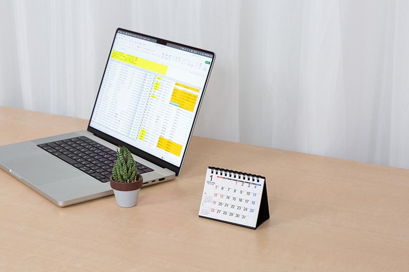 No.E171] エコカレンダー卓上