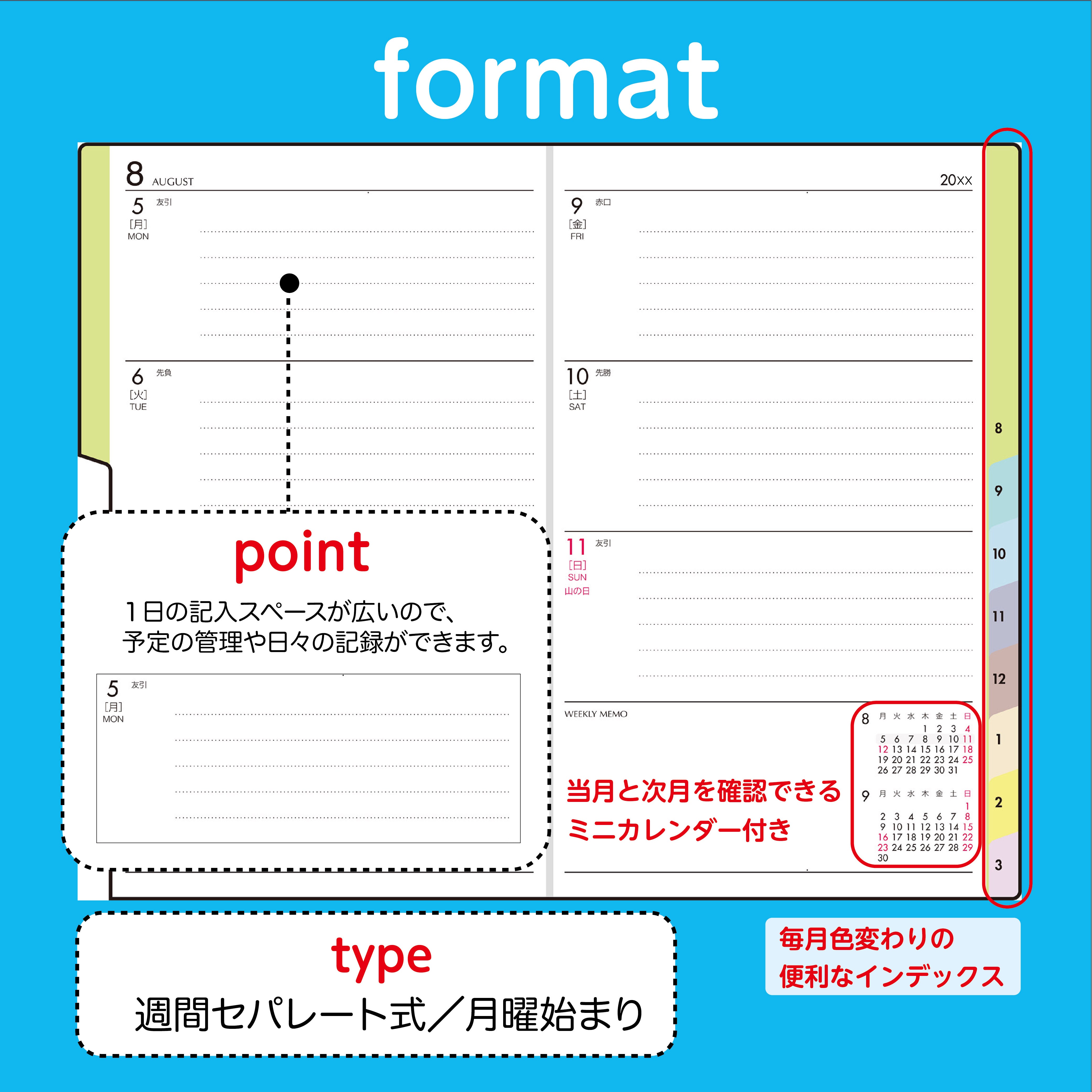 No.652] T'beau （ティーズビュー） インデックス 2【ブラック】