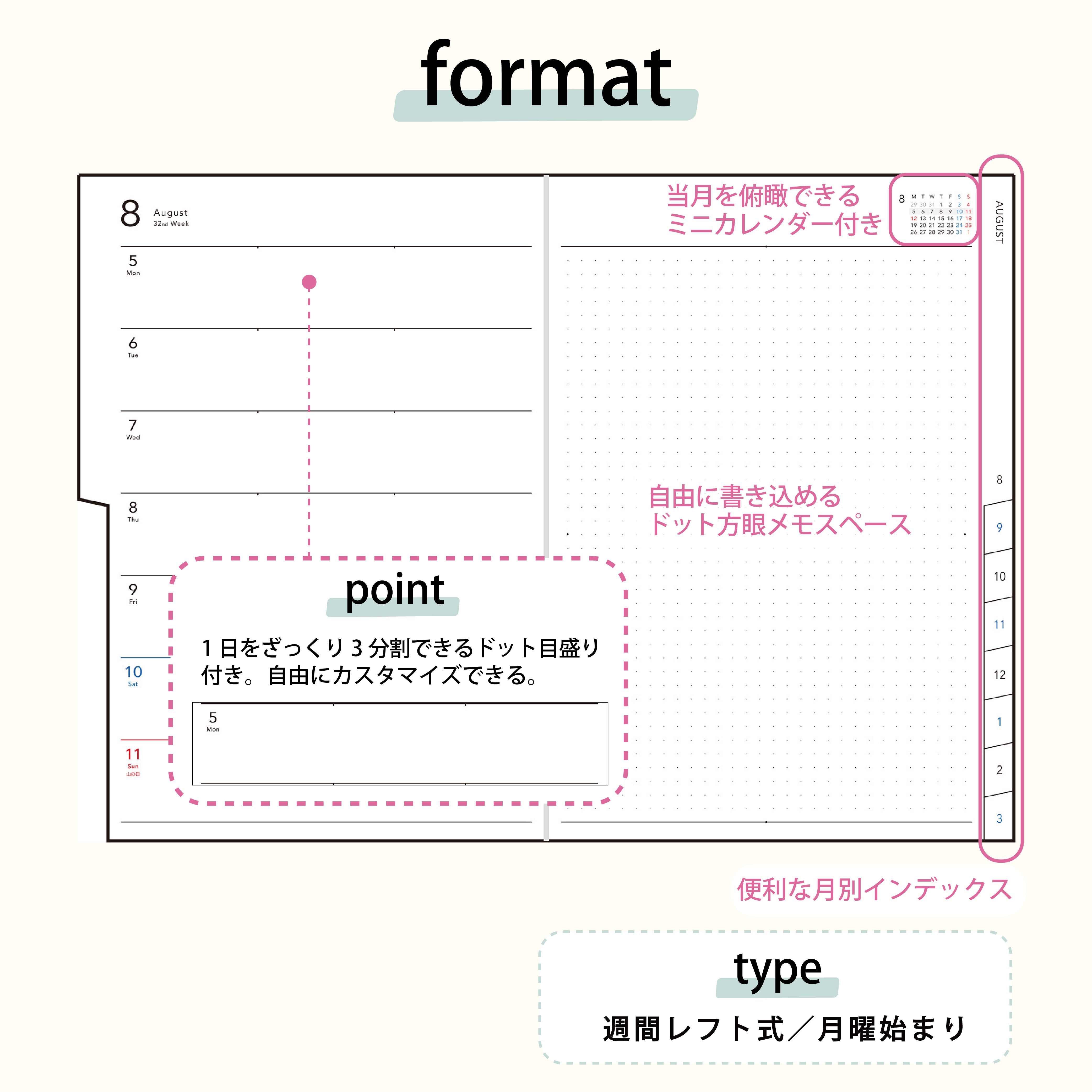 [No.746] torinco® 6【ドーンピンク】