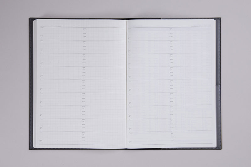 No.970] デスクダイアリー カジュアル【黒】