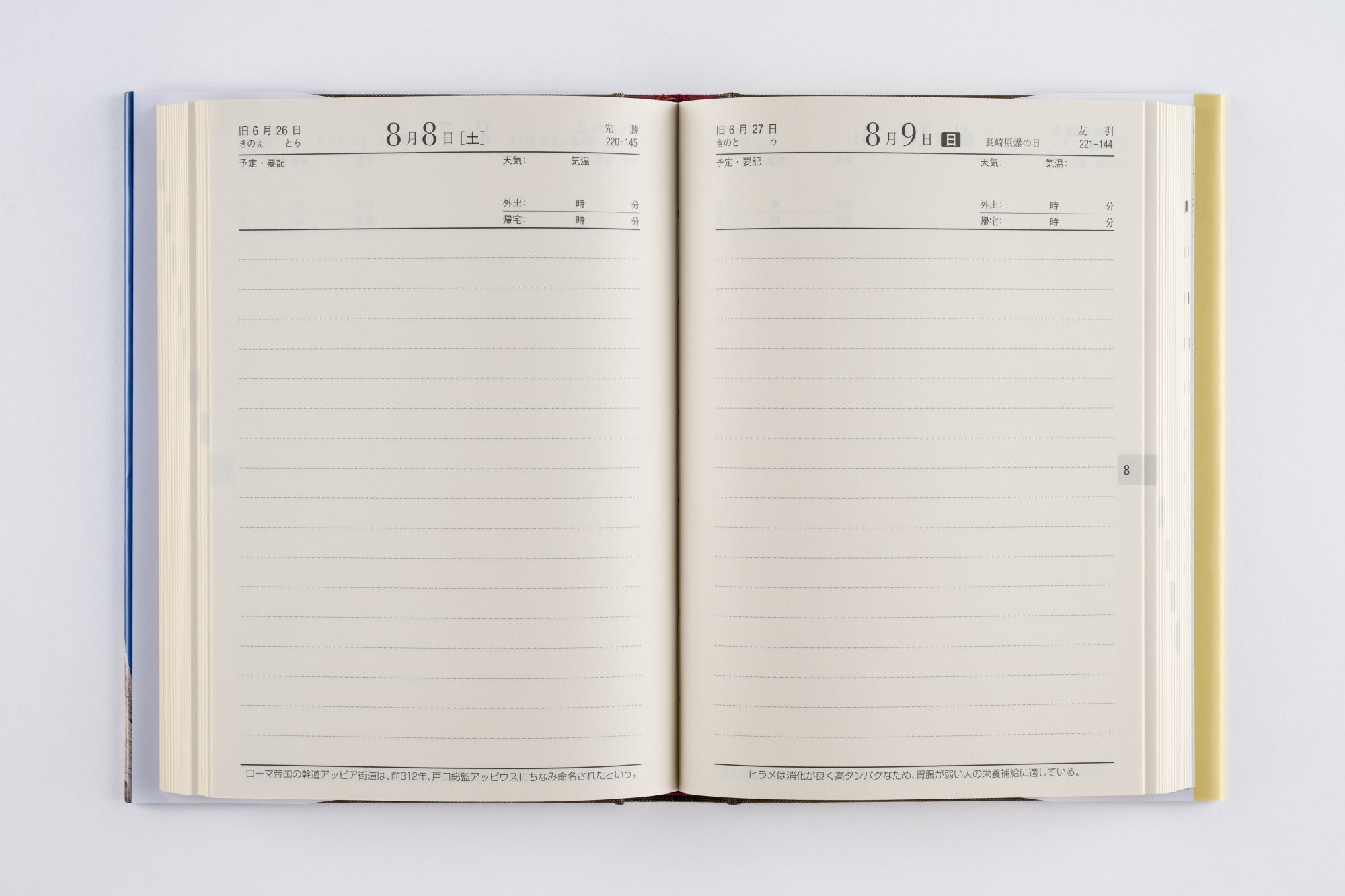 No.11]中型横線当用新日記