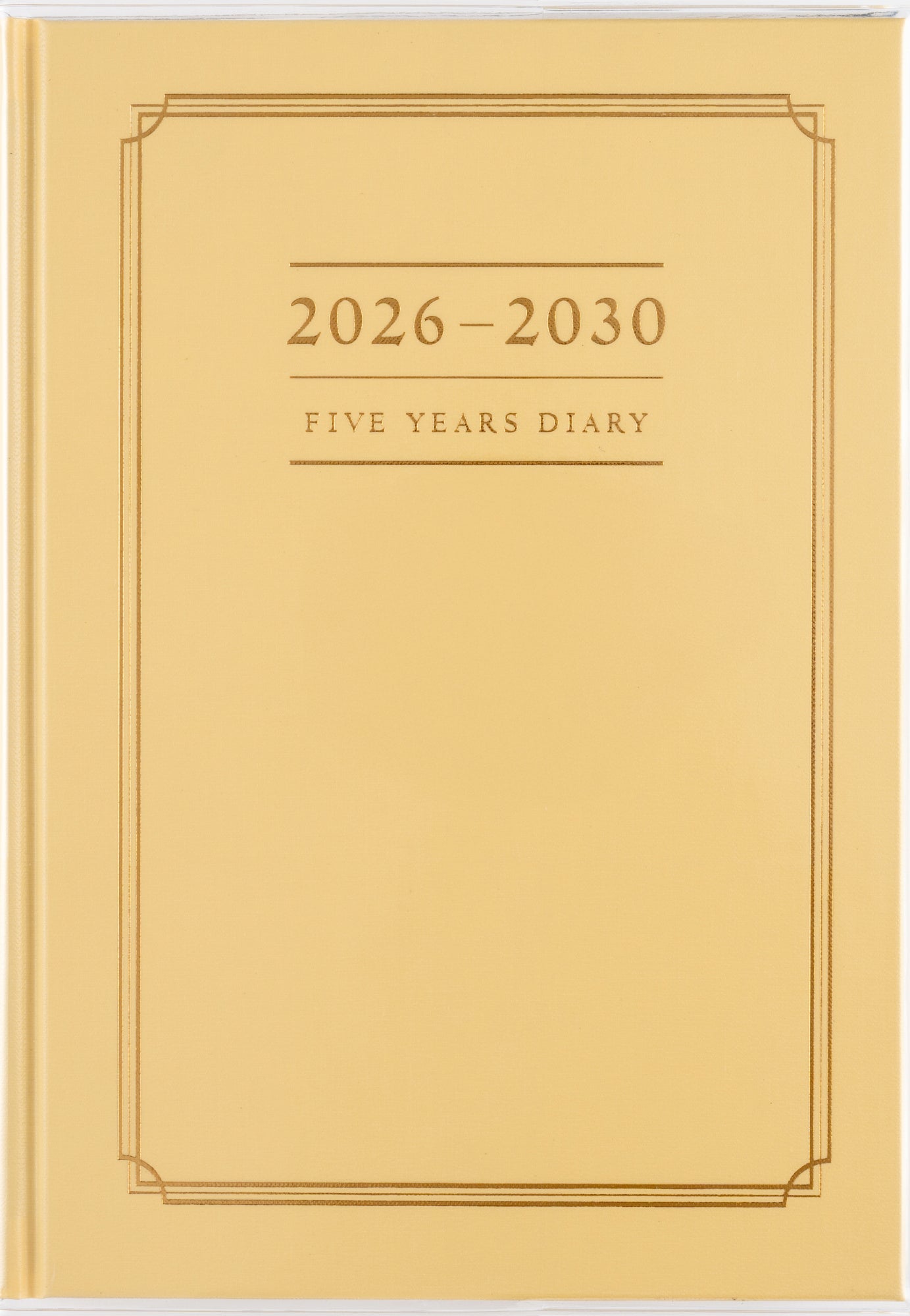 [No.16]5年横線当用新日記【イエロー】 2026年版1月始まり