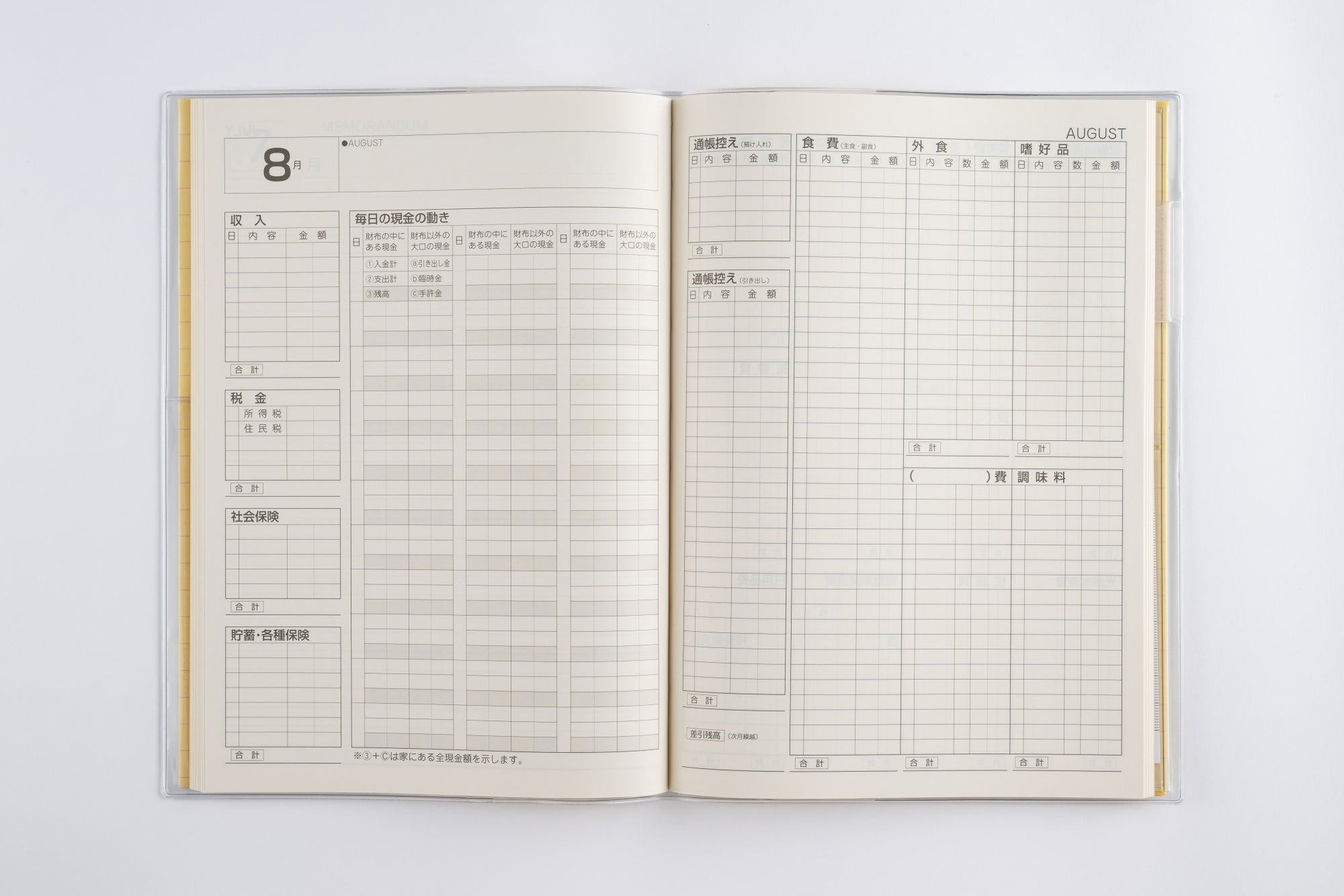 No.28]一ヵ月の収支がひと目でわかる家計簿