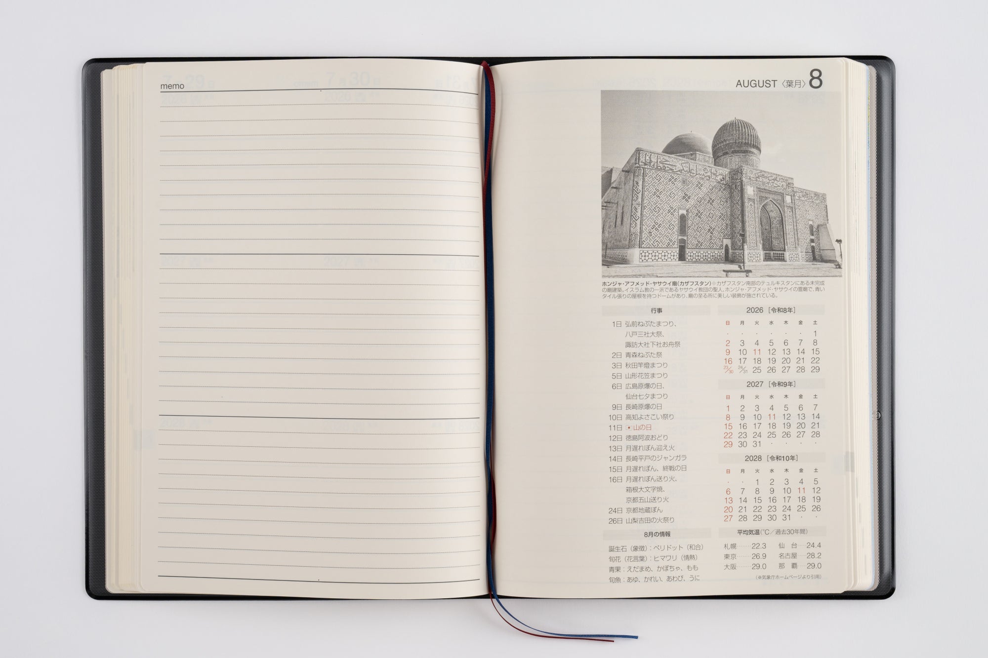 [No.84]3年卓上ニューダイアリー【黒】