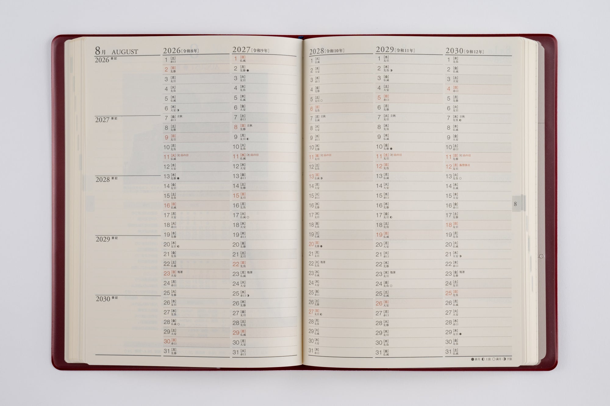 [No.98]5年卓上日誌【ワイン】