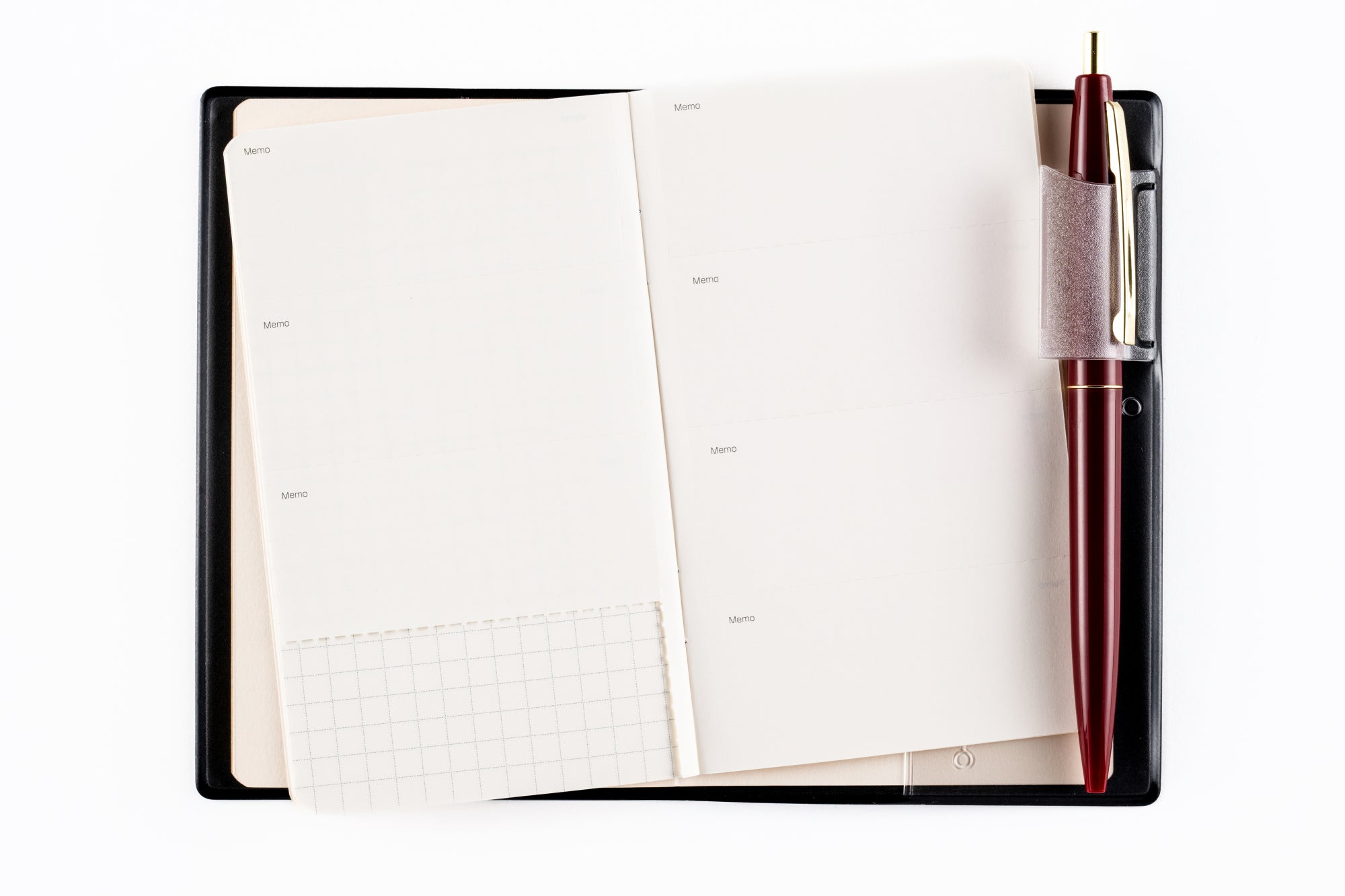 No.141]ビジネス手帳 〈小型版〉 3【黒】