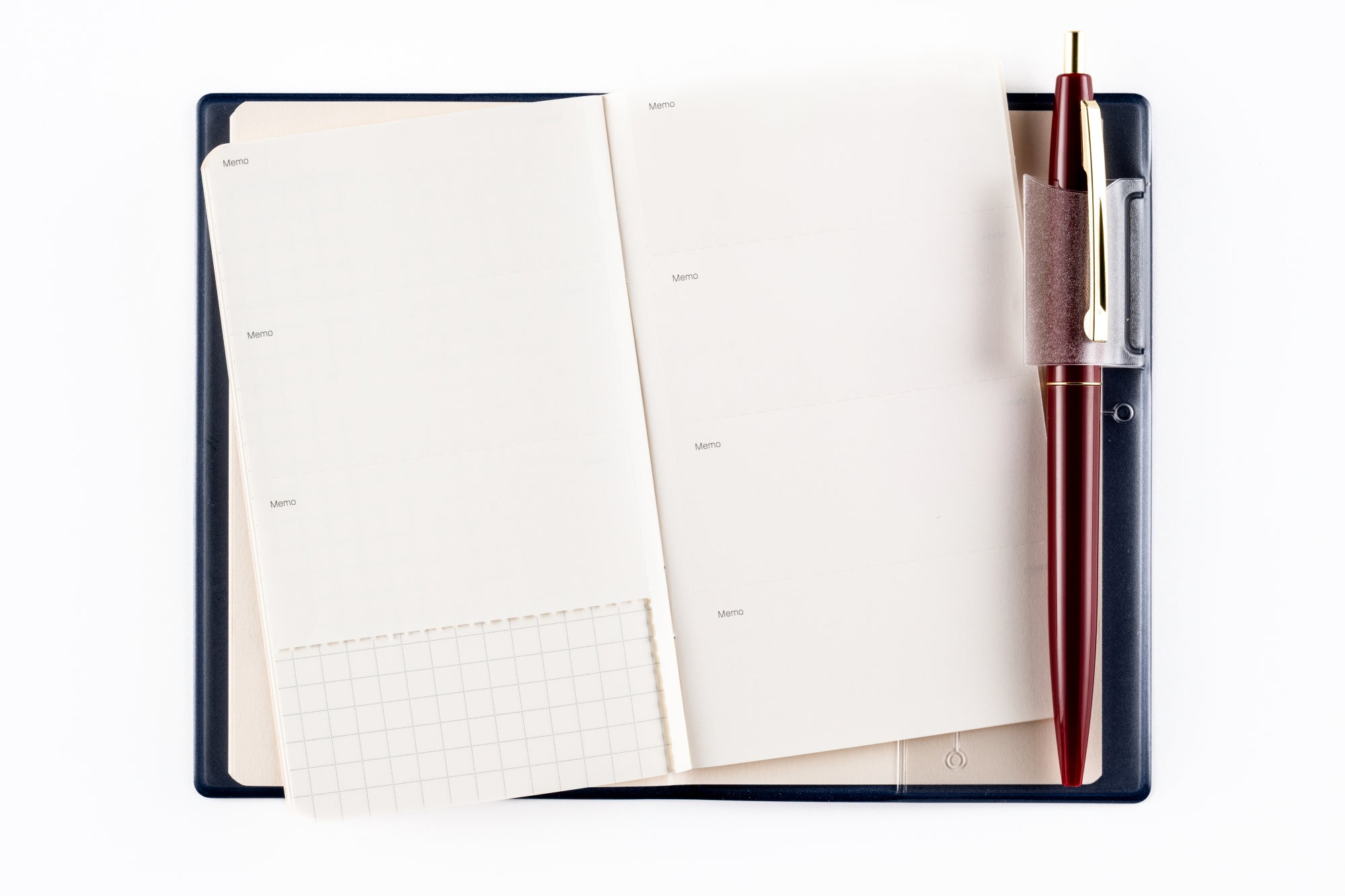 [No.143]ビジネス手帳 〈小型版〉 4【紺】