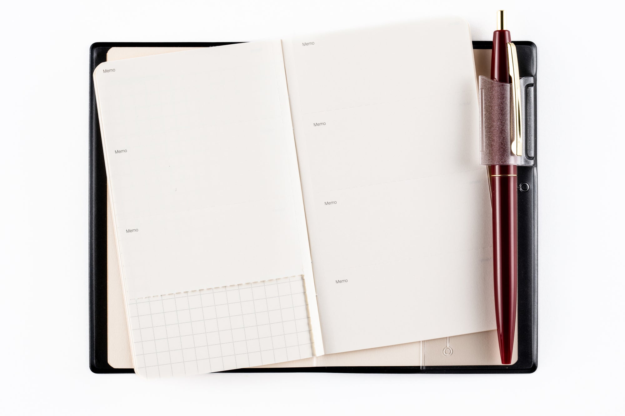 [No.145]ビジネス手帳 〈小型版〉 6【黒】