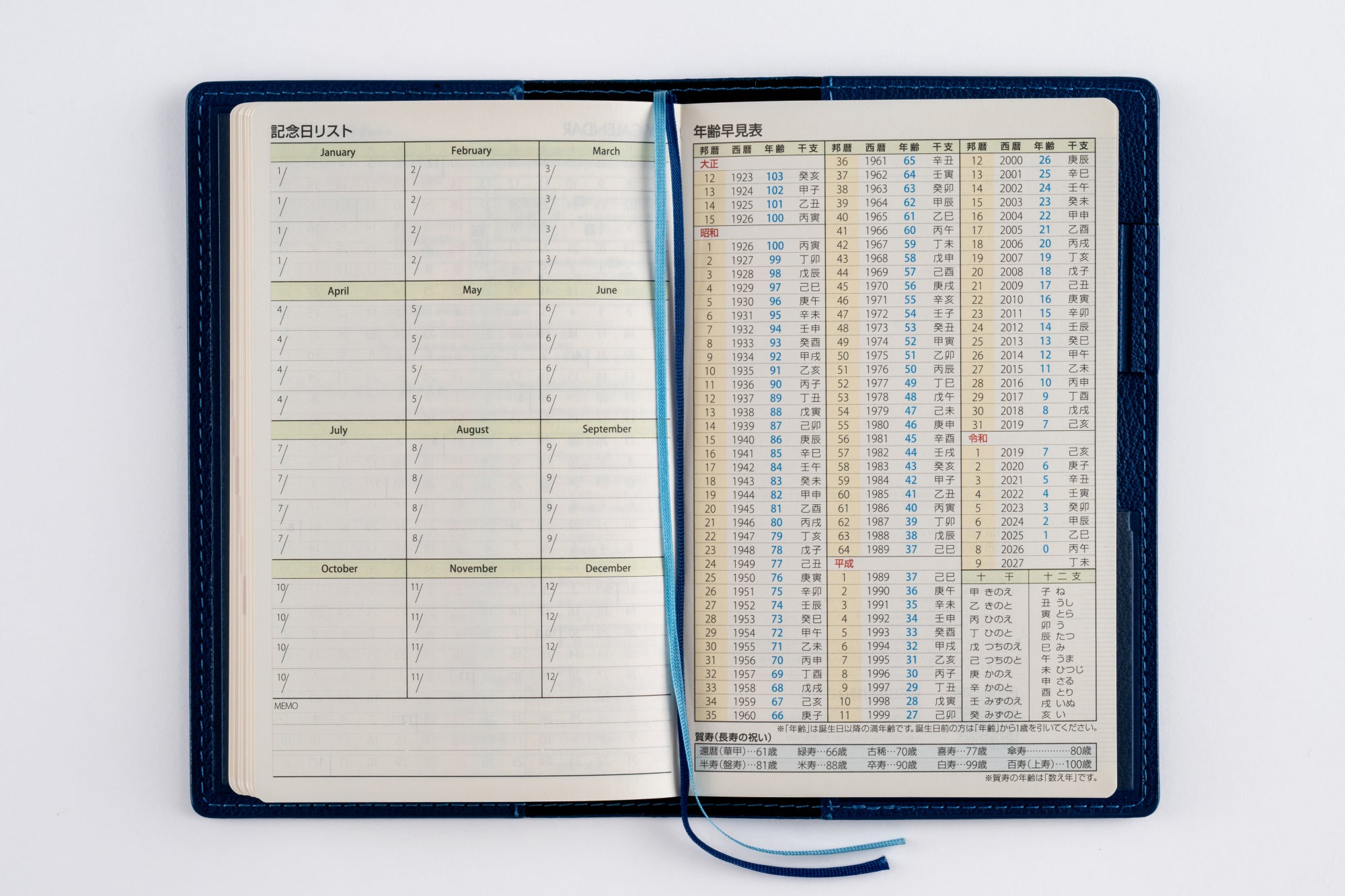 No.167]T'beau （ティーズビュー） 日曜始まり 5【ネイビー】